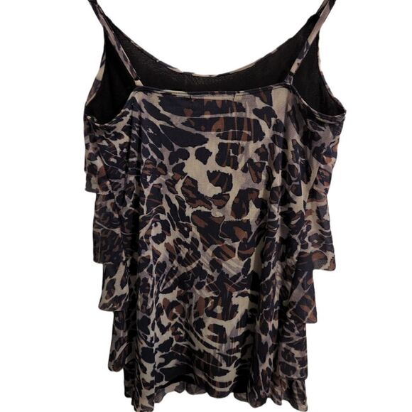 WESTON Wear Leopard Ruffled Tank - Picture 3 of 5